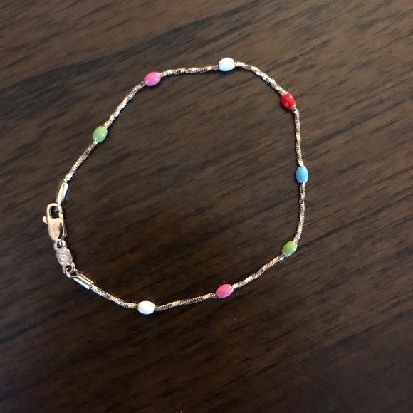 💘NOT AVAILABLE💘 Gold Tone Bracelet w Multicoloured Details - Picture 6 of 6